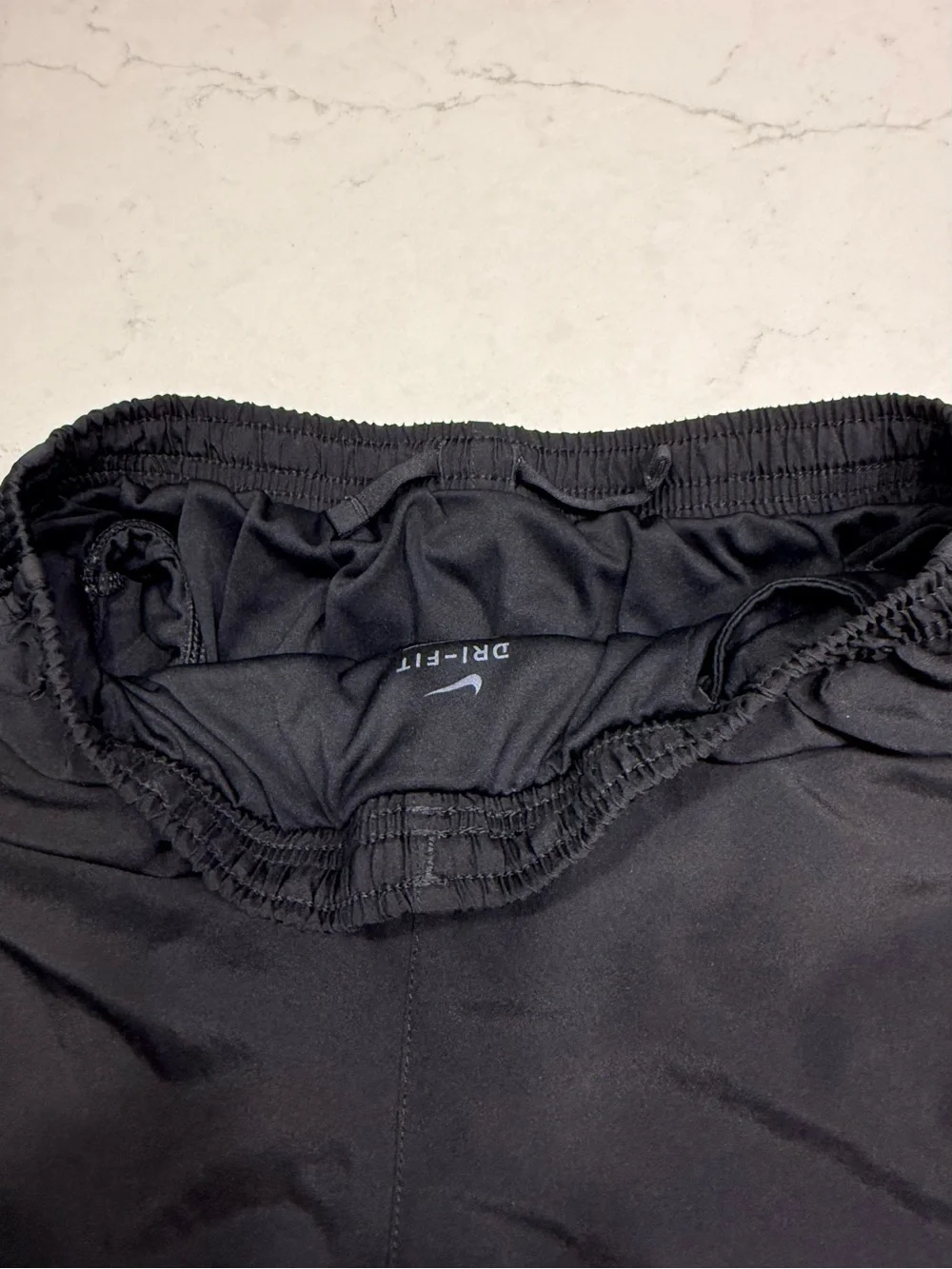 Nike Dri-Fit Black Youth Athletic Running Shorts